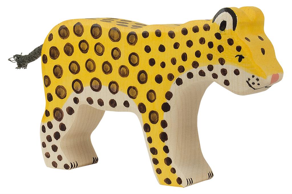 Holztiger - Houten Dieren - Luipaard 14 cm