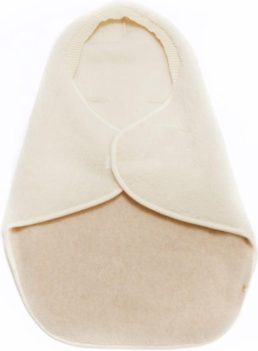 Alwero - Wikkeldeken Wingy Duo Beige - 100% wol