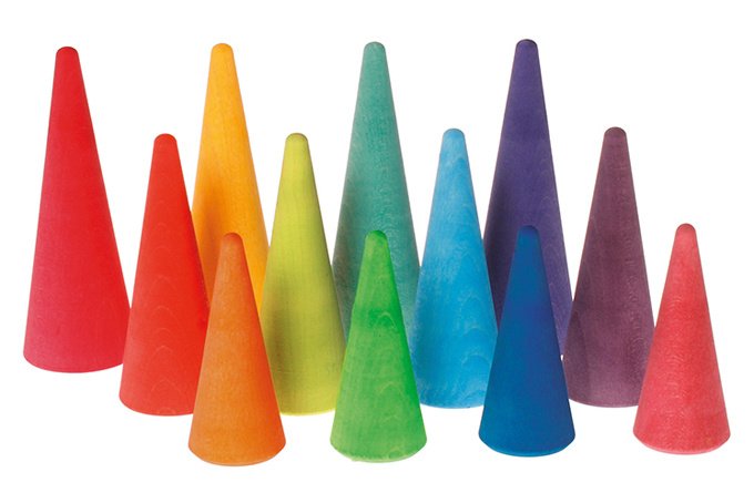 Grimm's - Houten Regenboog Bos (12 stuks)