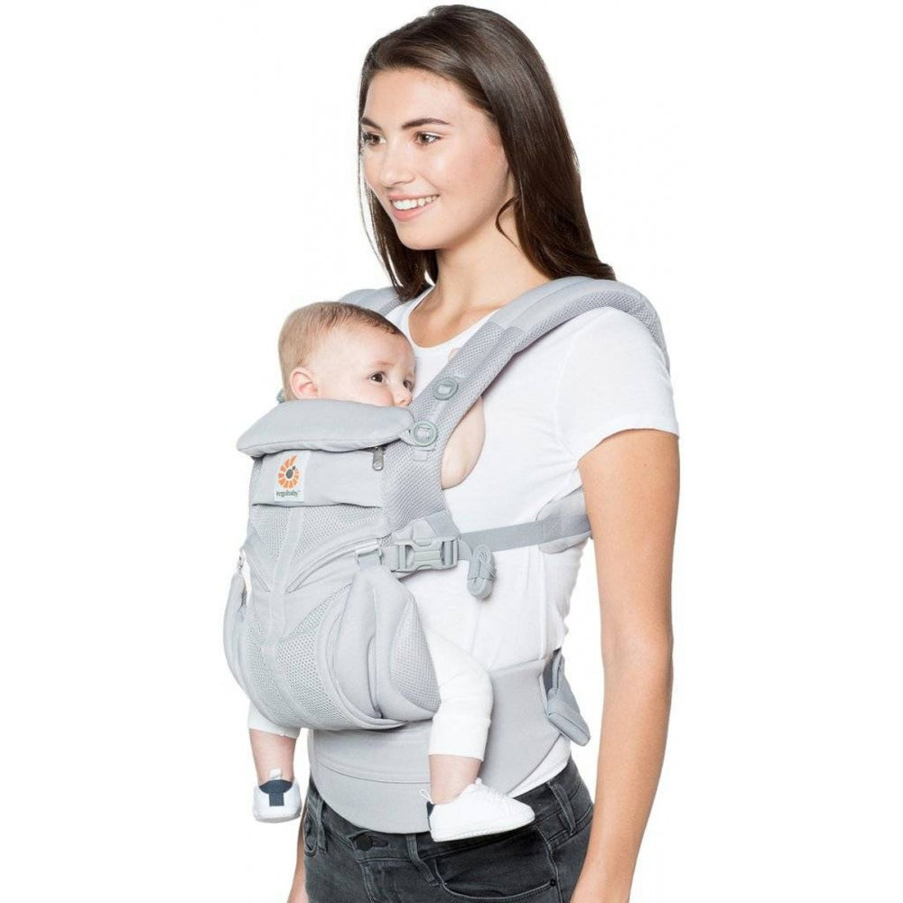 Ergobaby ergonomische draagzak Omni 360 Pearl Grey - Air Mesh