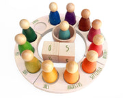 Grapat - Houten Jaarkalender 19-delig - Grapat