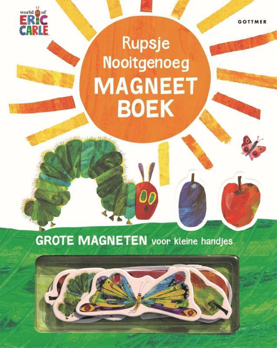 Rupsje Nooitgenoeg Magneetboek - Eric Carle (vanaf 2 jaar)
