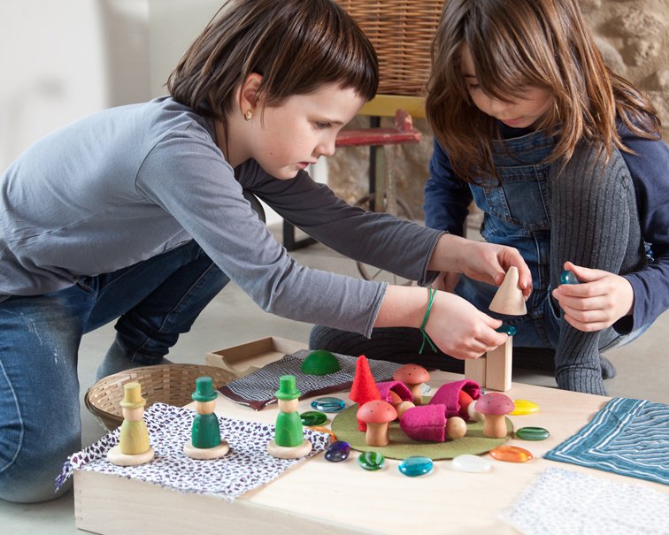 Grapat - Houten nins® bos set 24-delig - Grapat