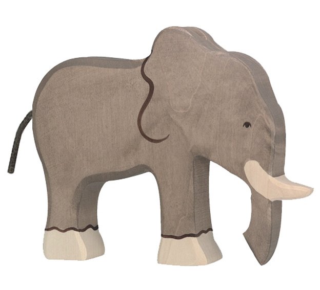 Holztiger - Houten Dieren - Olifant 18 cm