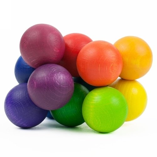 Grimm's - Houten Grijpspeeltje - Regenboog