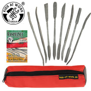 Raspenset (8 stuks) in etui - Kids at Work