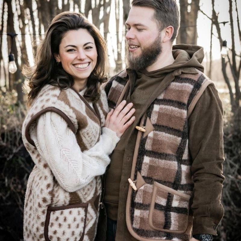 Alwero Adult - Limited Bodywarmer Alpen Aran - 100% wol