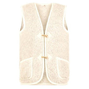 Alwero Adult - Bodywarmer Alpen Naturel - 100% wol