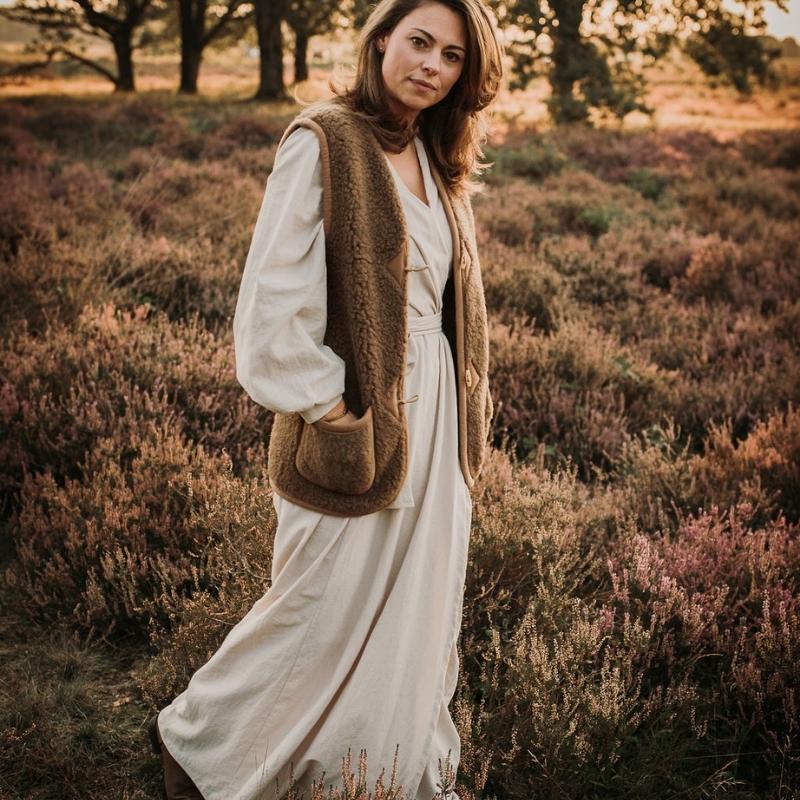 Alwero Adult - Bodywarmer Alpen Bark - 100% wol