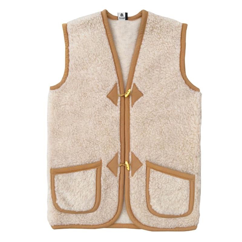 Alwero Adult - Bodywarmer Alpen Beige - 100% wol