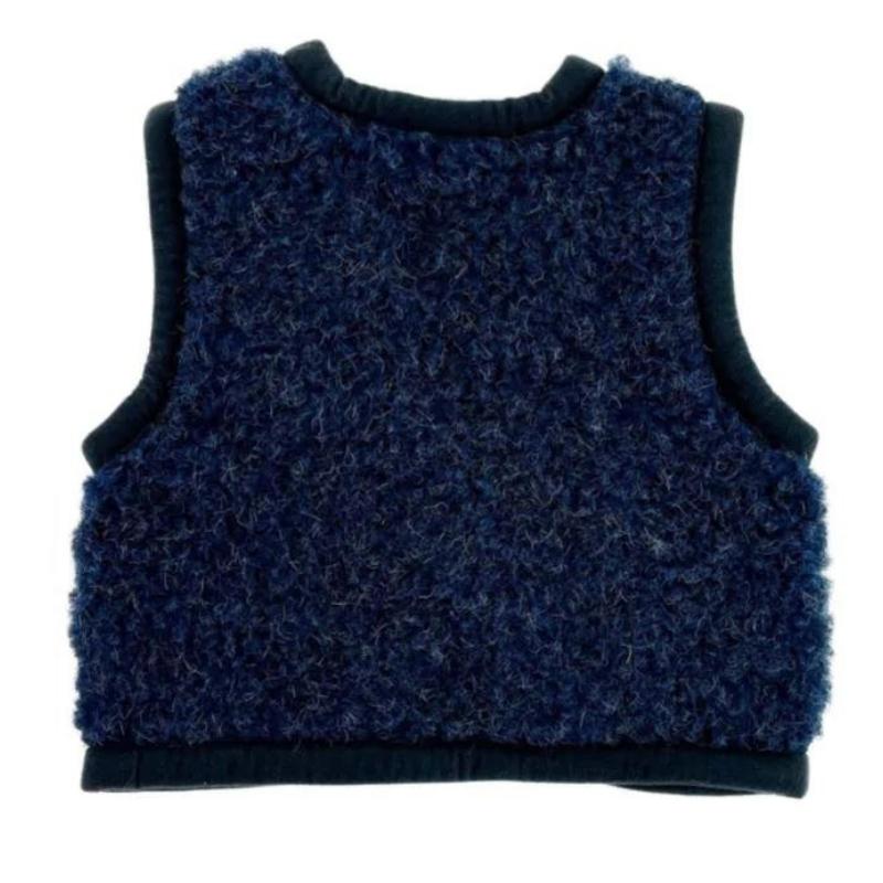 Alwero Jr - Bodywarmer Alpen Donkerblauw - 100% wol