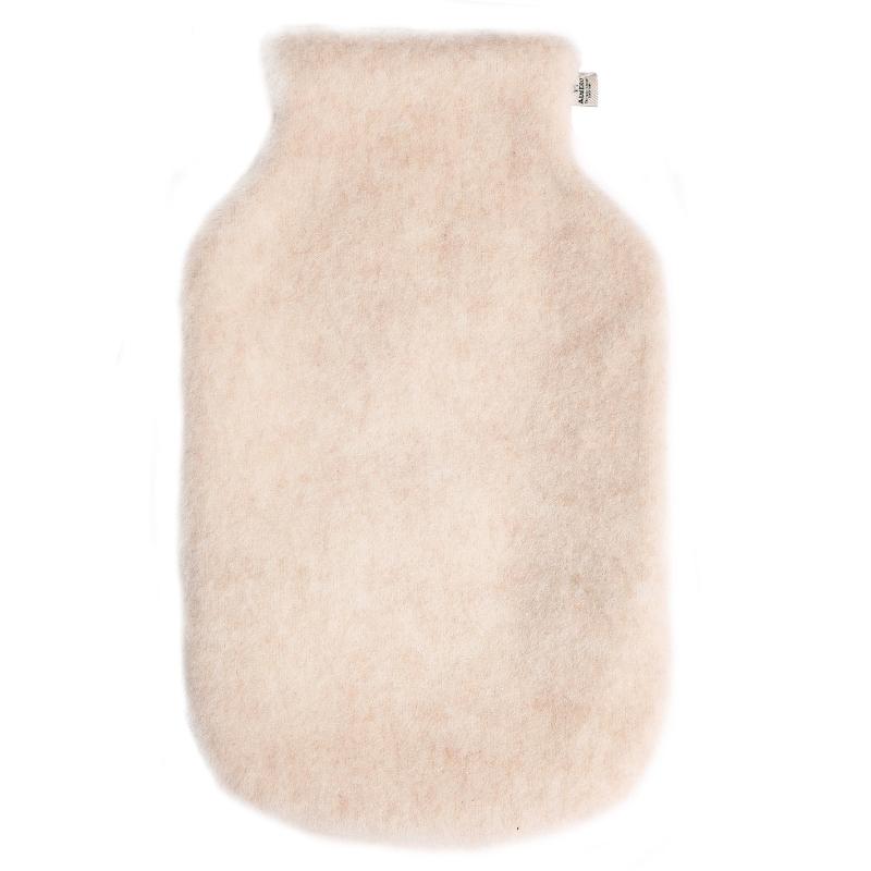 Alwero - Lamsvacht kruikenzak Beige Felted - 100% wol