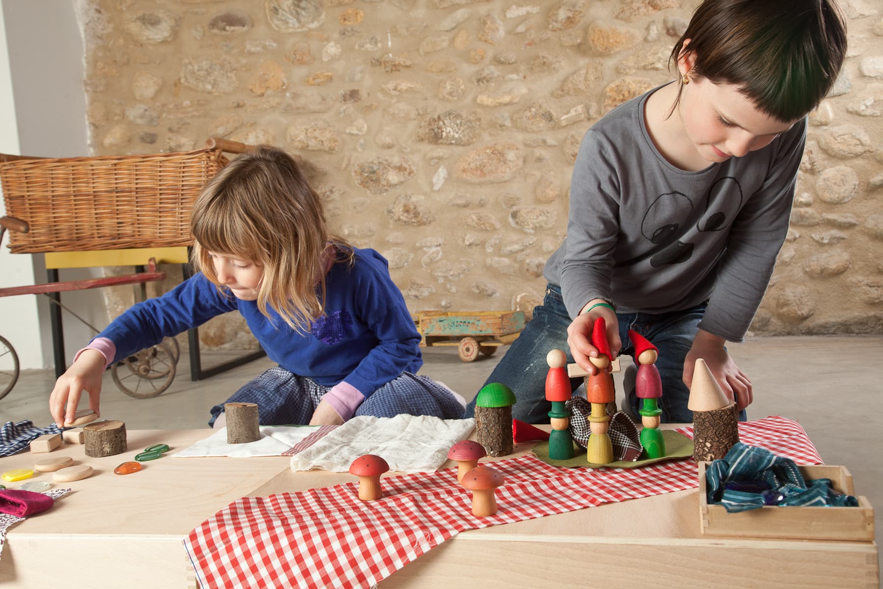 Grapat - Houten nins® bos set 24-delig - Grapat