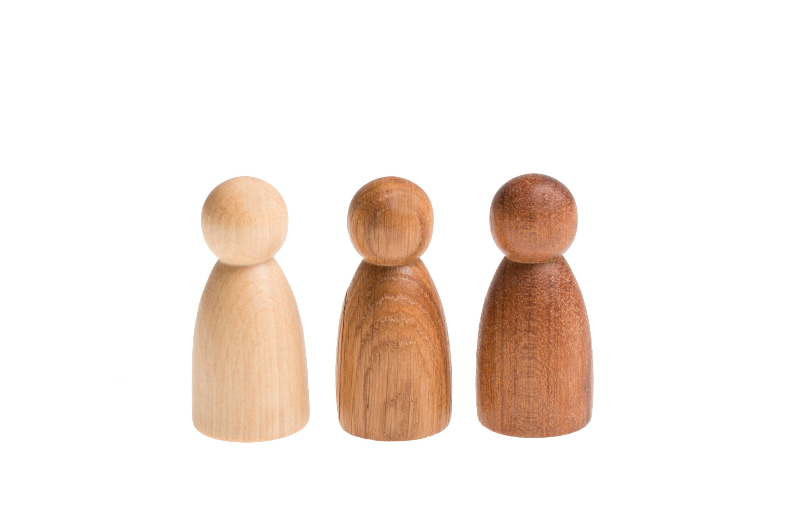 Grapat - 3 houten Nins® poppetjes - Grapat