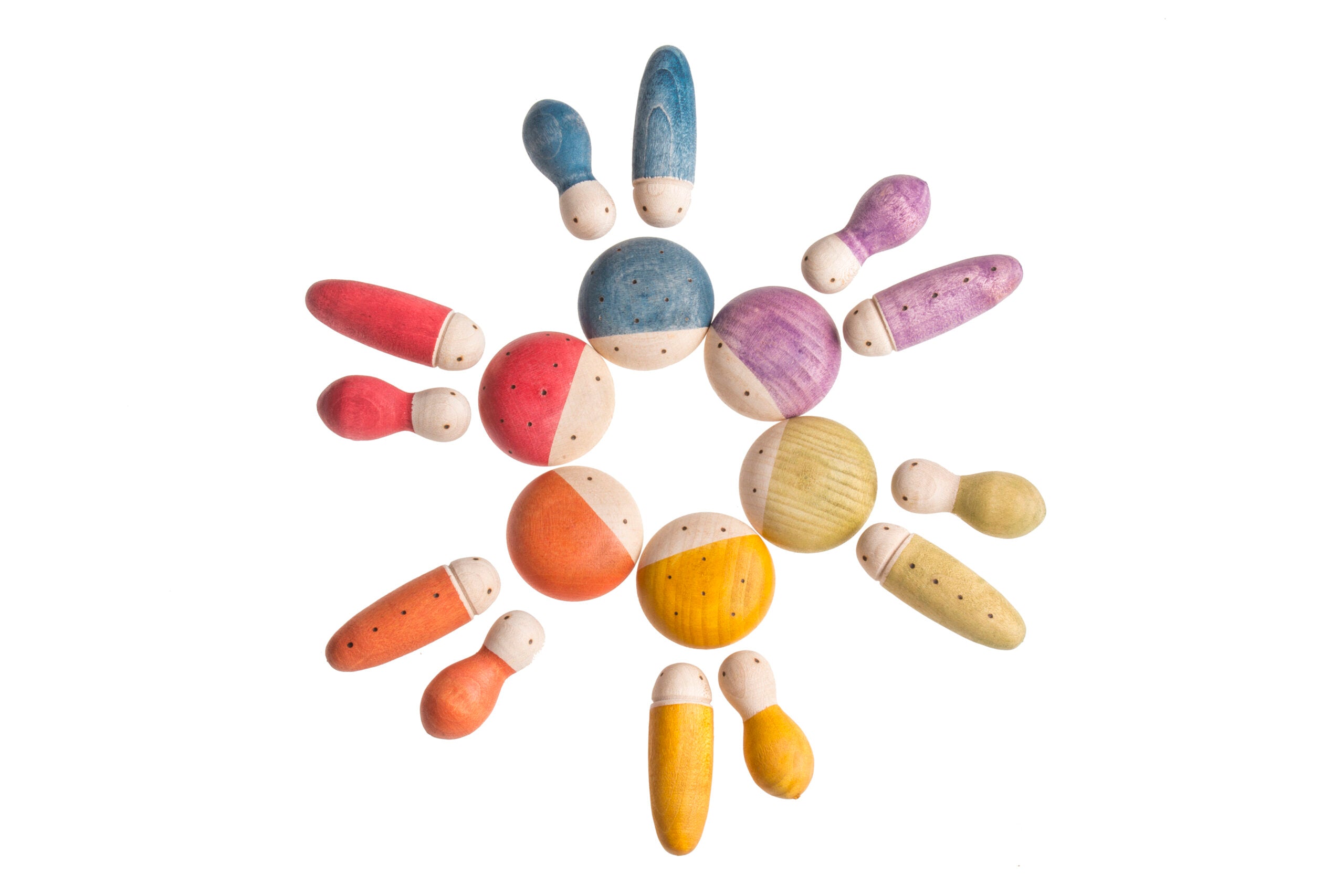 Grapat - Houten insecten 18-delig - Grapat