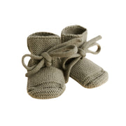 Hvid - slofjes - 100% merinowol  - Artichoke