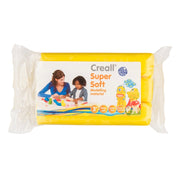 Creall - Supersoft klei blok (geel, 500 gram)