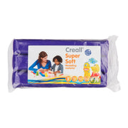 Creall - Supersoft klei blok (paars, 500 gram)