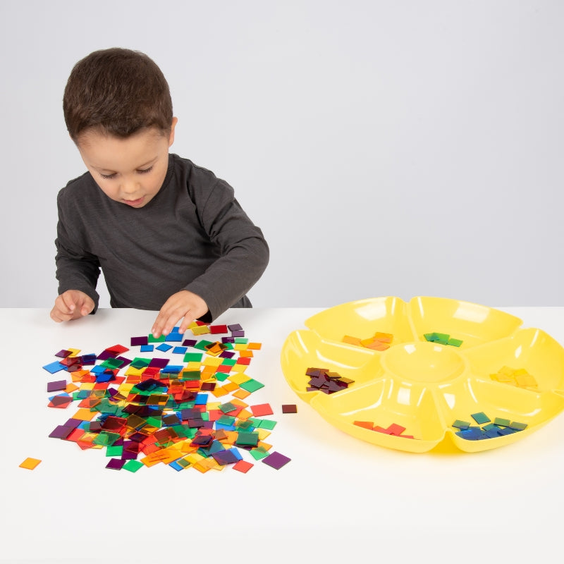 TickiT - Sorteertray bloemen 40cm (6 stuks)