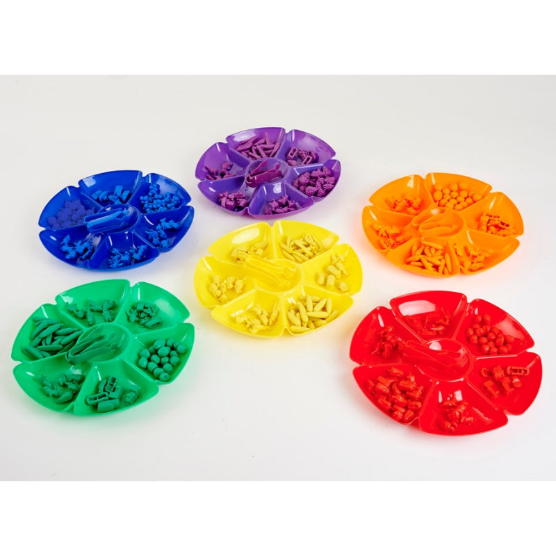 TickiT - Sorteertray bloemen 40cm (6 stuks)