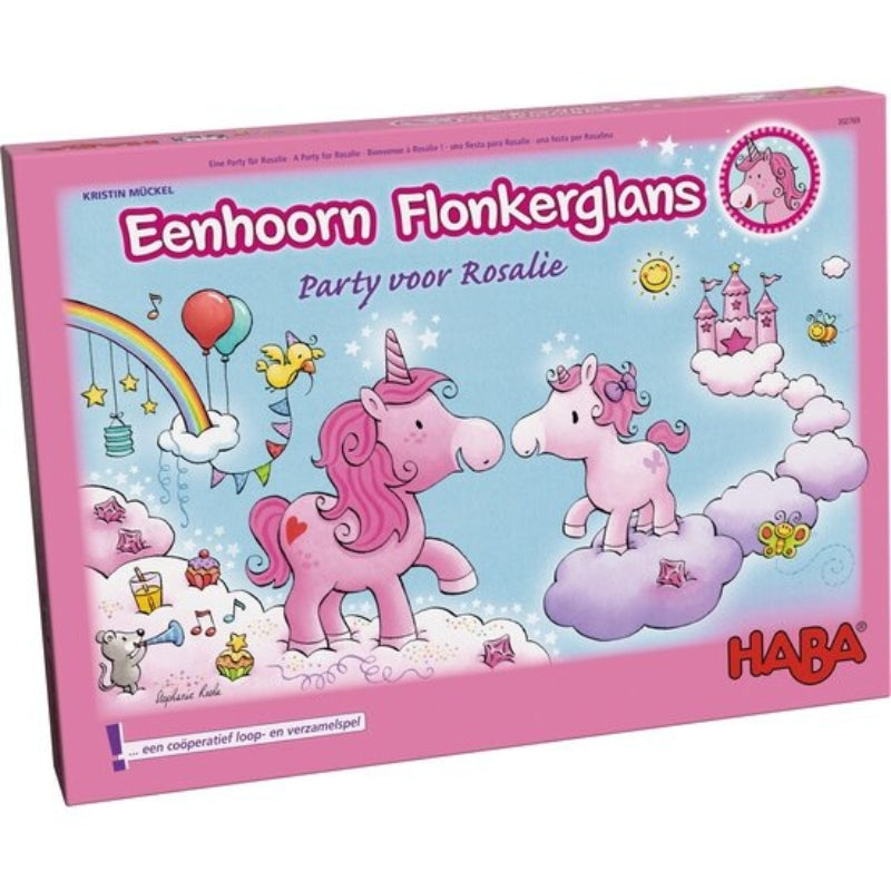Haba - Eenhoorn Flonkerglans Party voor Rosalie (spel, 3+ jaar)