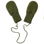 Engel Natur - wantjes 100% wol fleece - Bosgroen