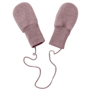 Engel Natur - wantjes 100% wol fleece - Rosewood