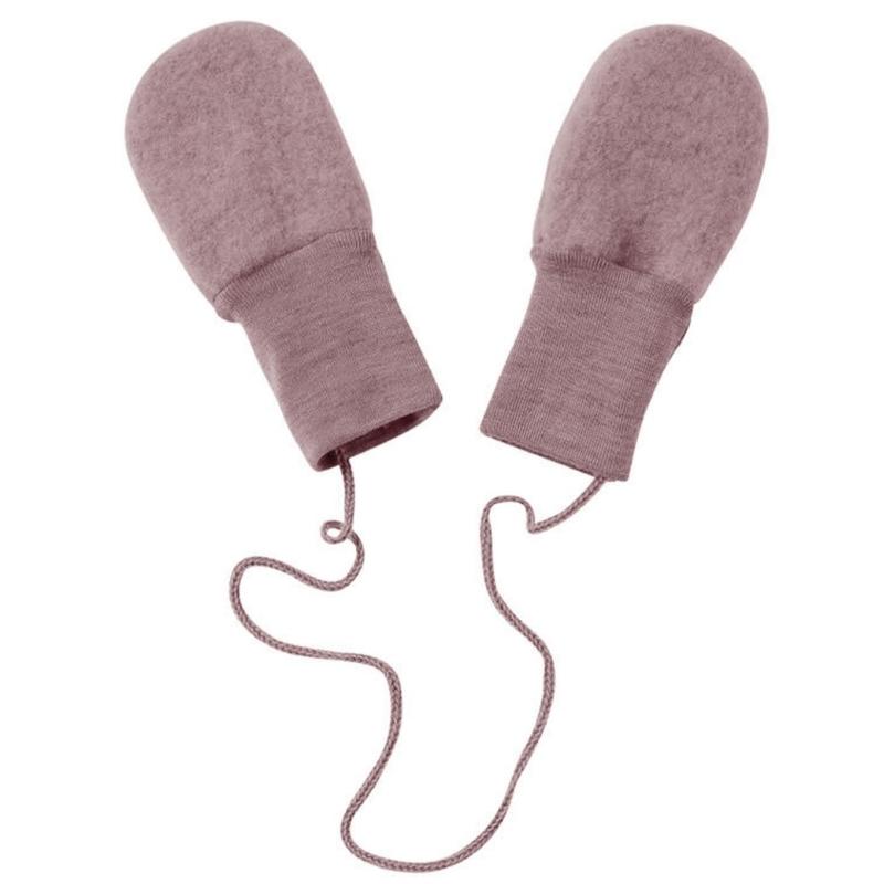 Engel Natur - wantjes 100% wol fleece - Rosewood