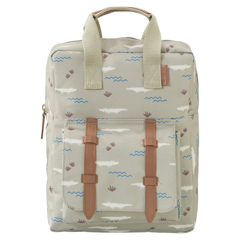 FRESK Rugzak Groot - Crocodile - Krokodil (vanaf 6 jaar)