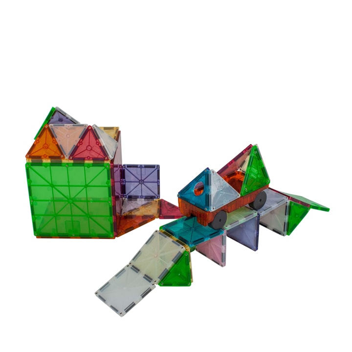 Magna Tiles - 50 stuks Grand Prix Frost Colors - Constructiespeelgoed