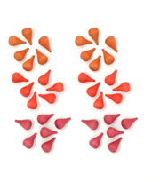 Grapat - Mandala - vuur (rood) 36st