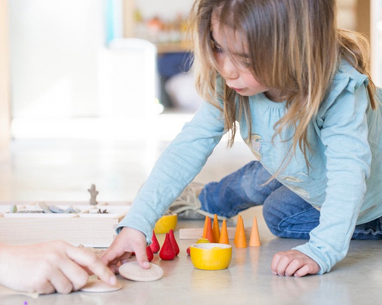 Grapat - Mandala Kegeltjes (oranje) 36st - Grapat