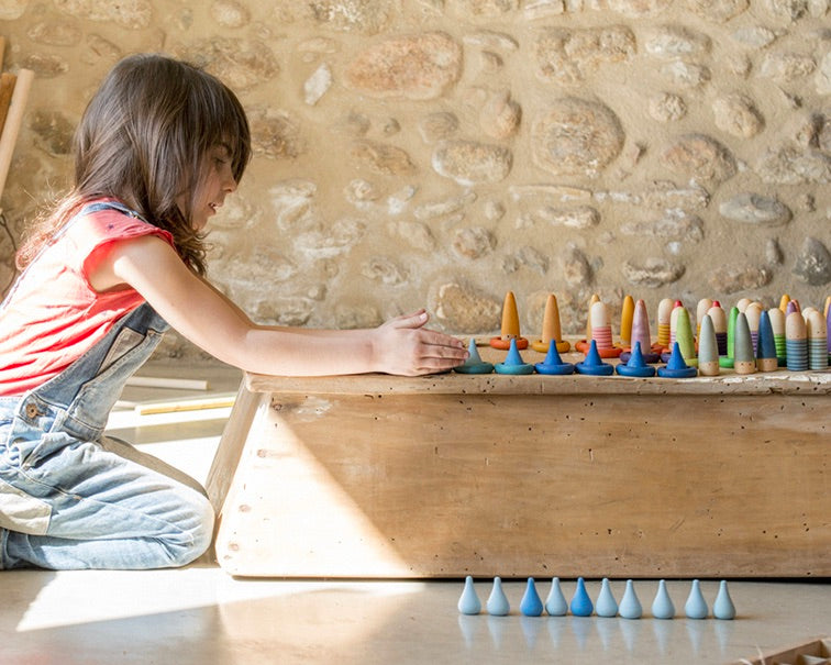 Grapat - Mandala Regendruppel (blauw) 36st - Grapat