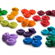 Grapat - Mandala regenboog bloemen 36 stuks - Grapat