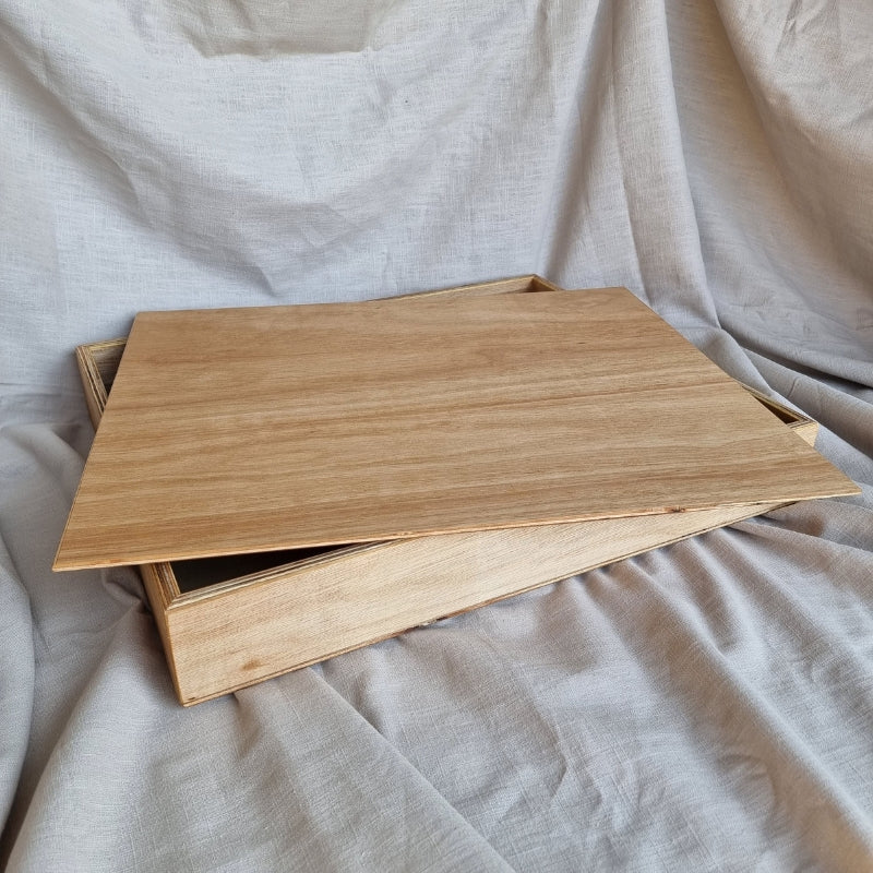 Grennn - Deksel voor Houten Sensory Speelbak 30x40 (klein)