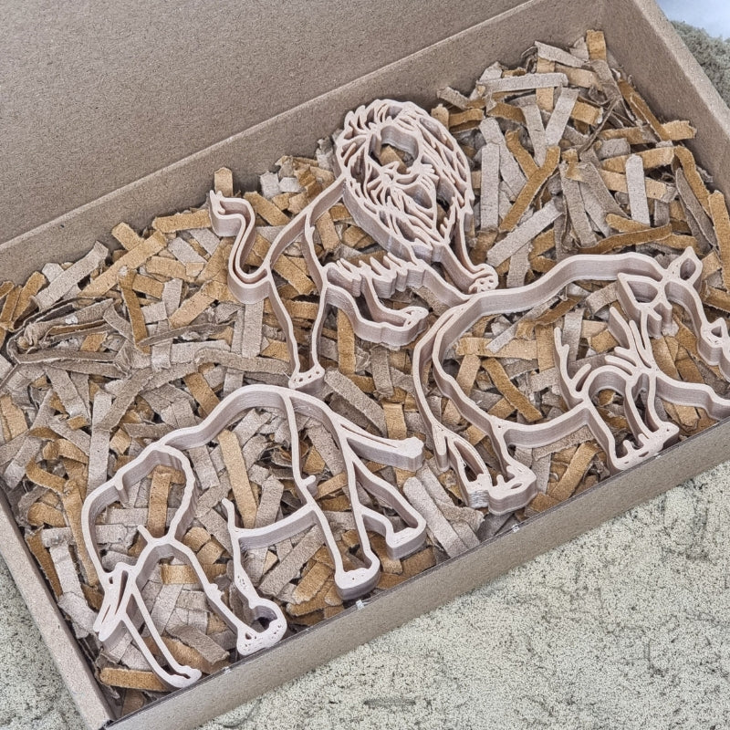 Safari stekers voor bij het Kinetisch Zand 3 stuks