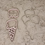 Grennn - Ijsje met bolletje uitsteker voor bij het Kinetisch Zand - 2 stuks