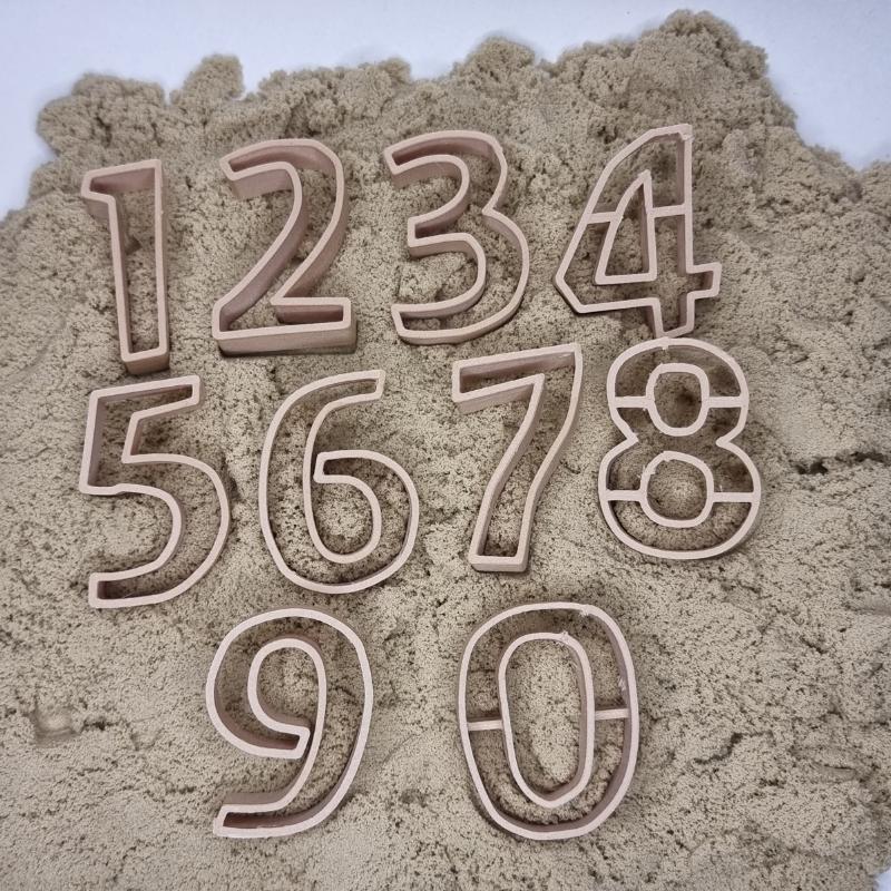 Grennn - 0-9 Waldorf cijfer uitstekers 10 stuks