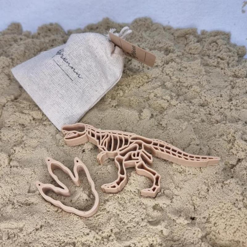 Grennn - Dino uitstekers Kinetisch Zand - 2 stuks