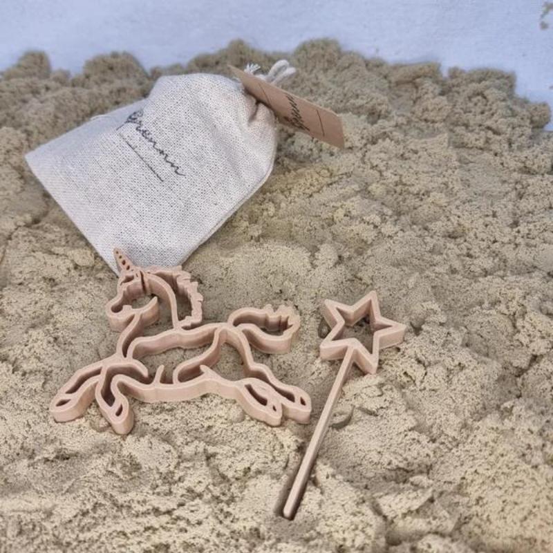 Grennn - Eenhoorn uitstekers Kinetisch Zand - 2 stuks