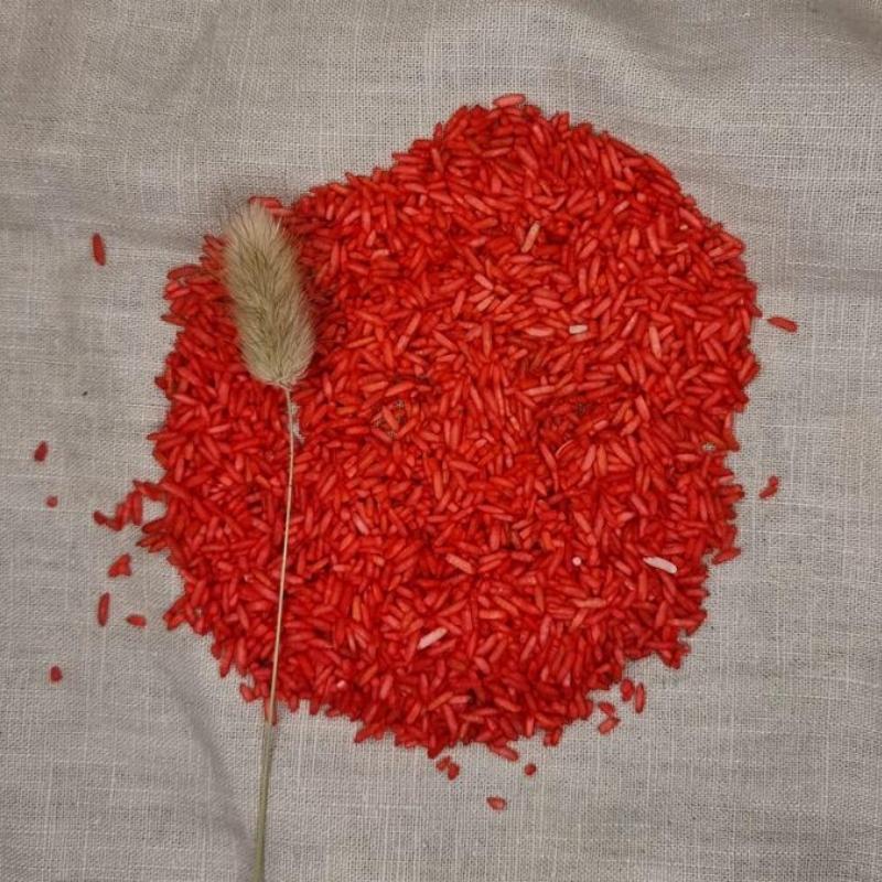 Grennn - Gekleurde sensorische rijst 250 gram - Rood