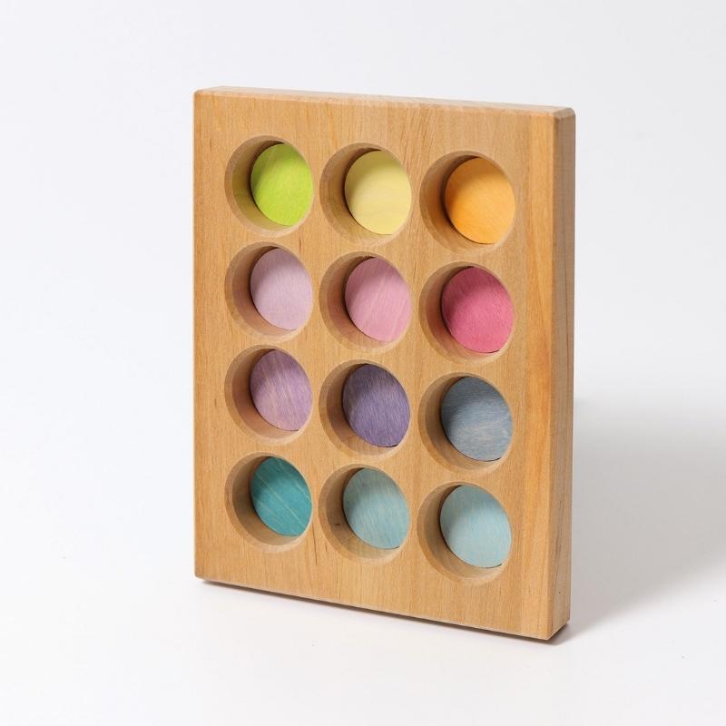 Grimm's - Houten Sorteerbord Pastel