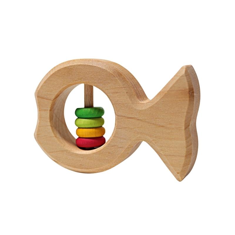 Grimm's - Houten Rammelaar Vis Joschi