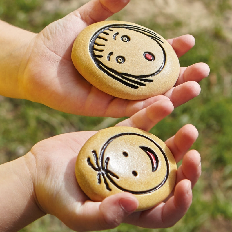 Grote, sensorische emotiestenen 8 stuks - Yellow Door