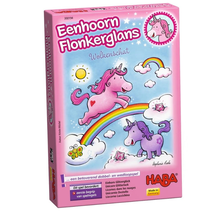 Haba - Eenhoorn Flonkerglans Wolkenschat (spel, 3+ jaar)