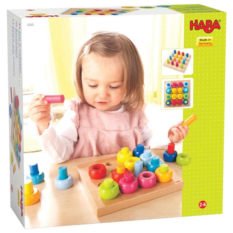 Haba - Regenboog draaikolken (steekspel, 2+ jaar)