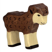 Holztiger - Houten Dieren - Bruin lam- 7 cm