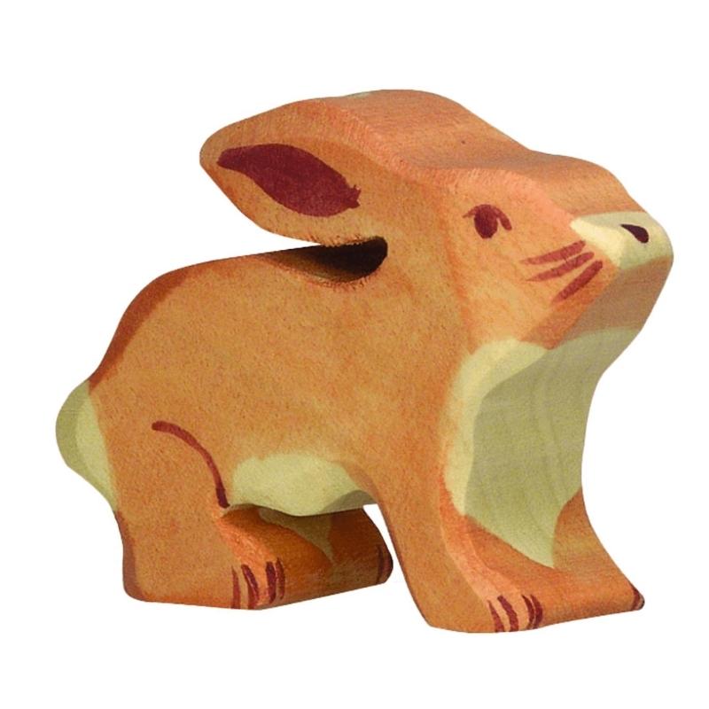 Holztiger - Houten Dieren - Haas 6 cm