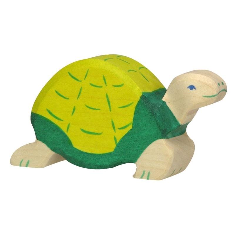 Holztiger - Houten Dieren - Schildpad 10 cm