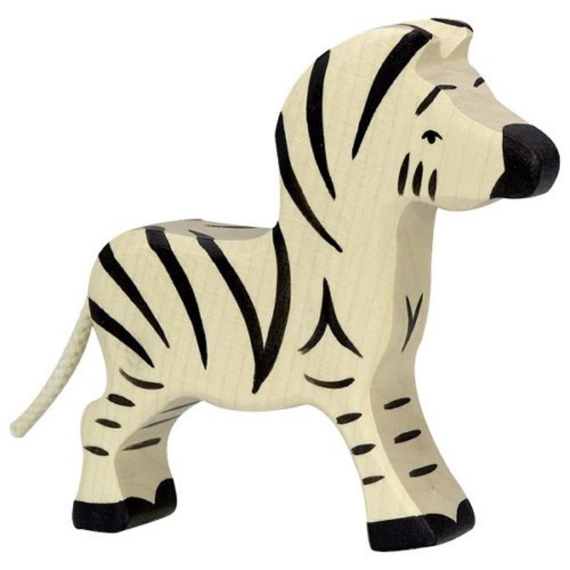 Holztiger - Houten Dieren - Zebra klein 12 cm